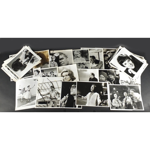 120 - Collection of vintage black and white photographs, some Walt Disney Productions including Dick Turpi... 