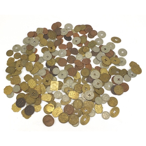 127 - Collection of antique farming tokens