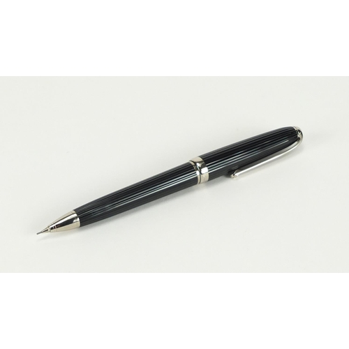 79 - Cartier propelling pencil, with fitted case, certificate and refills, serial number 001374