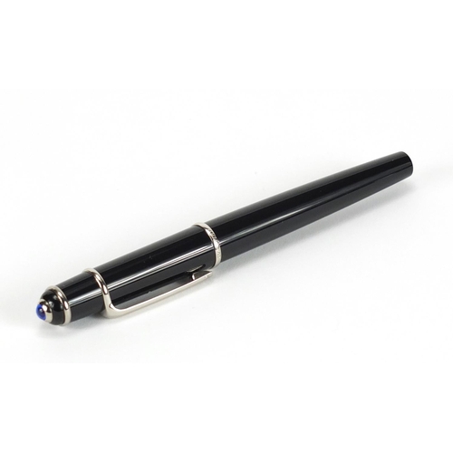 80 - Cartier ballpoint pen, with fitted case, certificate and refills, serial number 006992