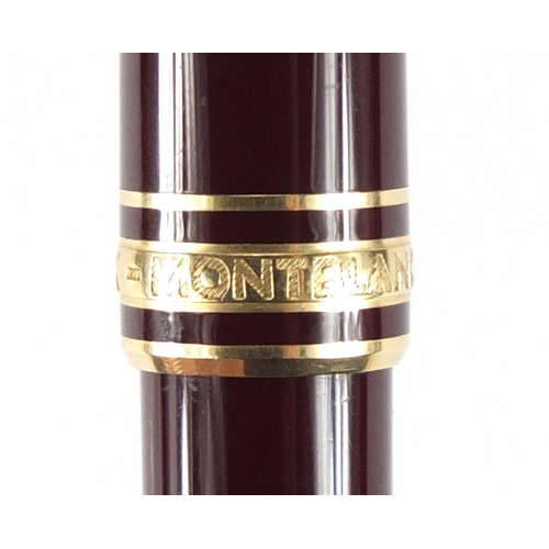 81 - Montblanc Meisterstuck ballpoint pen, serial number XP1304659