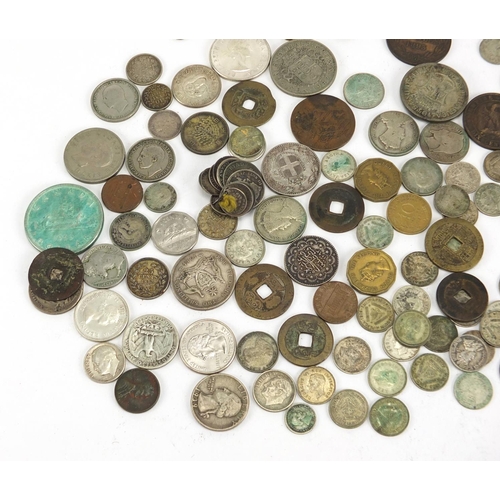 600 - 19th century and later mostly World coinage including some silver