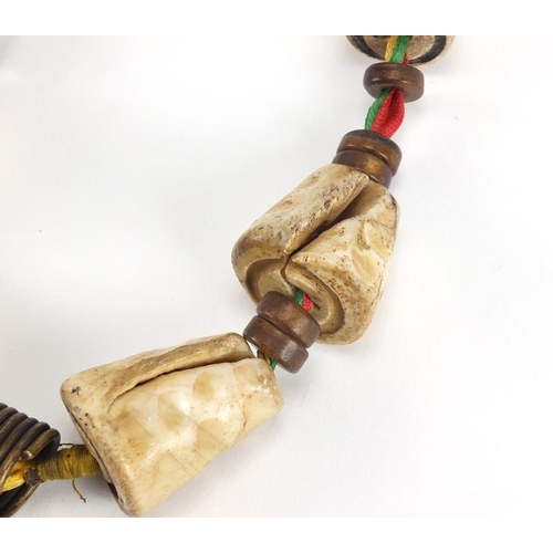 364 - Tribal interest shell necklace