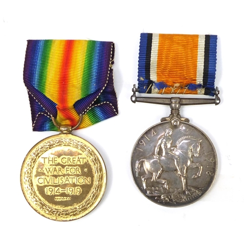 134 - British Military First World War medal group relating to W J Capon comprising a trio, awarded to 396... 