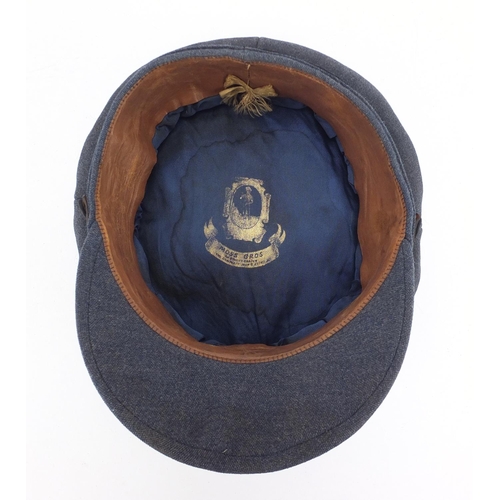 158 - British Military World War II RAF officers peaked cap by Moss Gros
