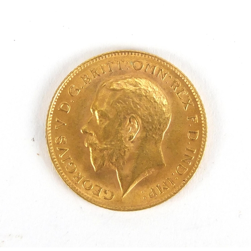 2594 - George V 1914 gold half sovereign