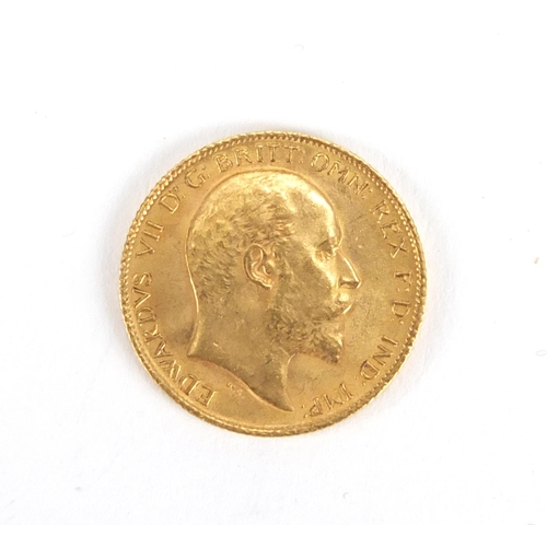 2593 - Edward VII 1909 gold half sovereign