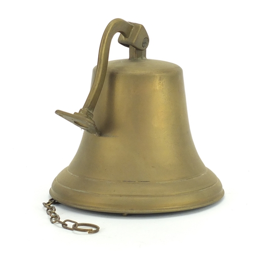2291 - Titanic style ships bell, 20cm high