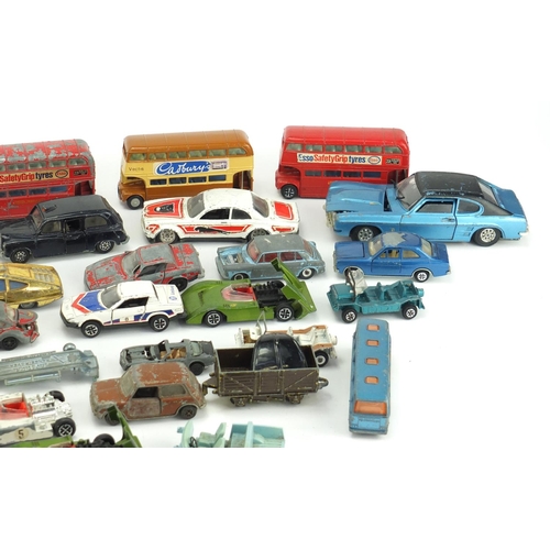 867 - Mostly Dinky die cast vehicles including buses