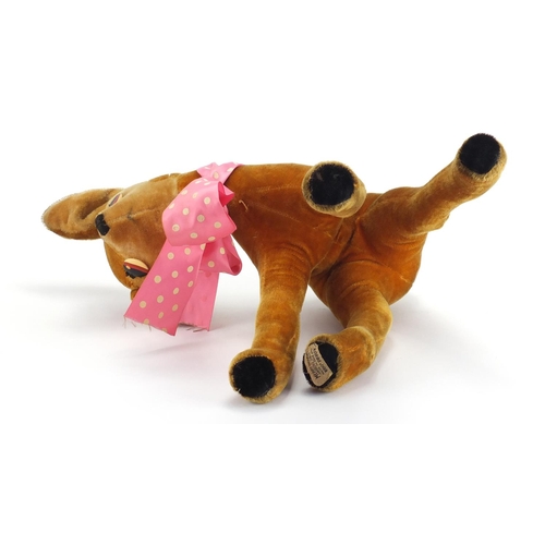 2426 - Vintage Merrythought Bambi with label, 42cm in length