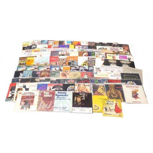 2612 - Soundtrack vinyl LP's including Neal Hefti, John Barry, and Ennid Morroicone