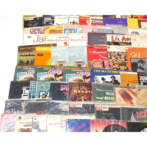 2612 - Soundtrack vinyl LP's including Neal Hefti, John Barry, and Ennid Morroicone
