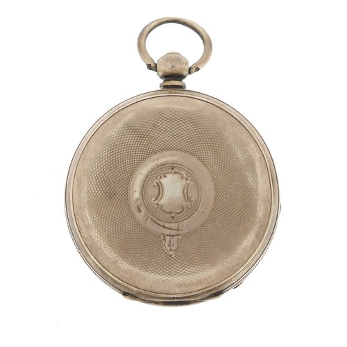 697 - Gentleman's silver Kay Jones & Co open face pocket watch, the movement numbered 162727, 5cm in diame... 