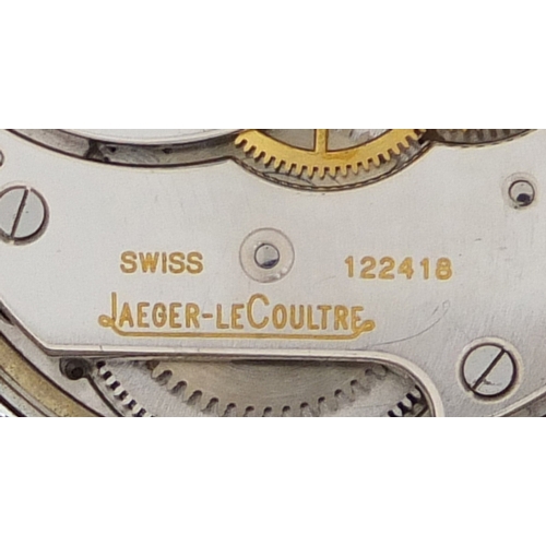 664 - Rare British Military RAF Jaeger LeCoultre Weems Aviators wristwatch, the case engraved AM MKVII 6B/... 