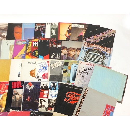 2605 - Vinyl LP's including U2, Wham!, Kylie Minogue, Madonna and Eurythmics