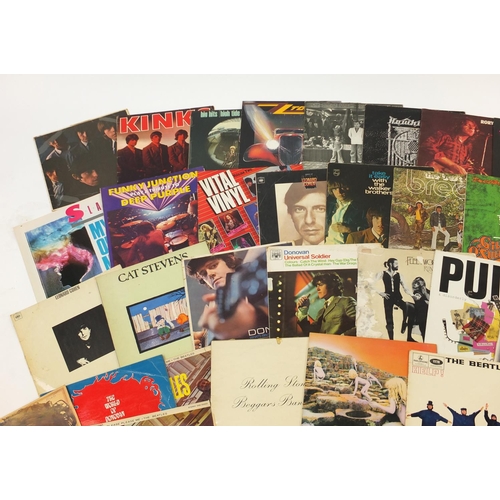 2607 - Vinyl LP's including The Beatles, The Rolling Stones, Bob Dylan, Donovan, Animals, The Doors and Led... 