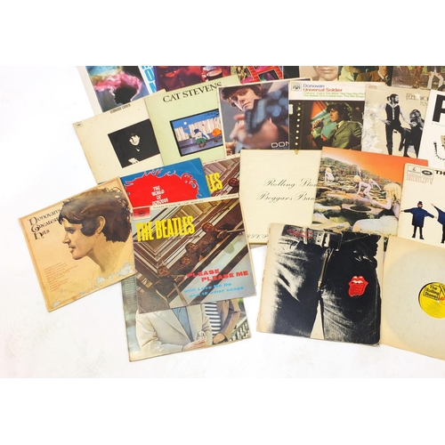 2607 - Vinyl LP's including The Beatles, The Rolling Stones, Bob Dylan, Donovan, Animals, The Doors and Led... 