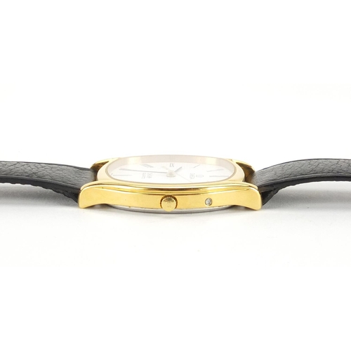 2670 - Gentleman's Omega Deville quartz wristwatch, the case 3.3cm wide