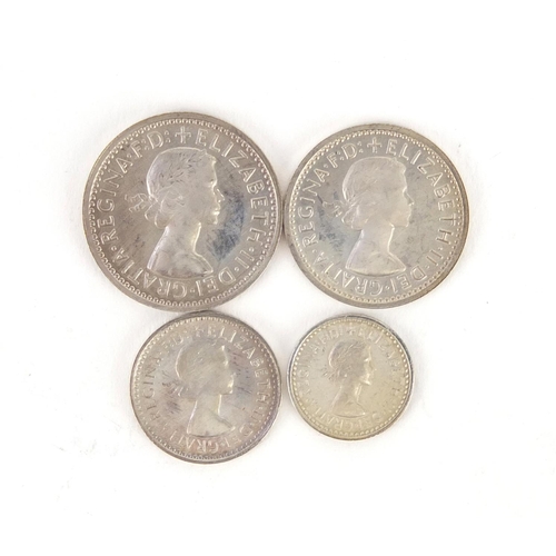 2555 - Elizabeth II 1970 Maundy coin set with case