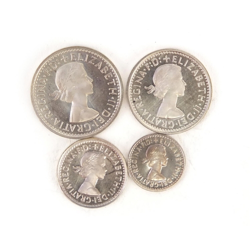 2552 - Elizabeth II 1969 Maundy coin set with case