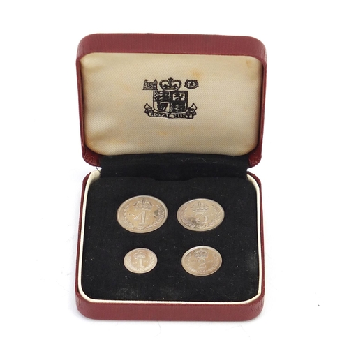 2552 - Elizabeth II 1969 Maundy coin set with case