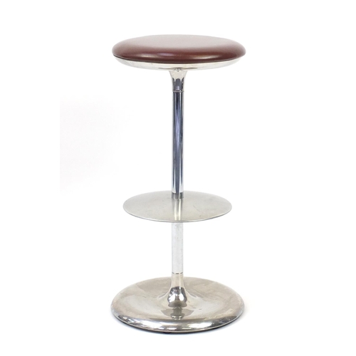 2051 - Plank Frisbi bar stool, designed by Biagio Cisotti and Sandra Laube, 81cm high  ( retails at £795)