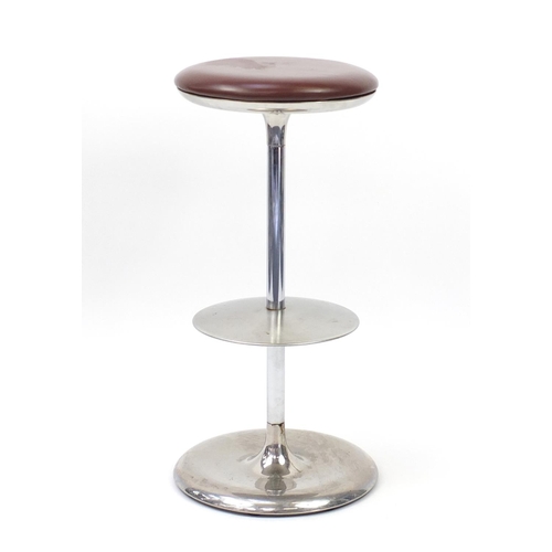 2052 - Plank Frisbi bar stool, designed by Biagio Cisotti and Sandra Laube, 81cm high ( retails at £795)