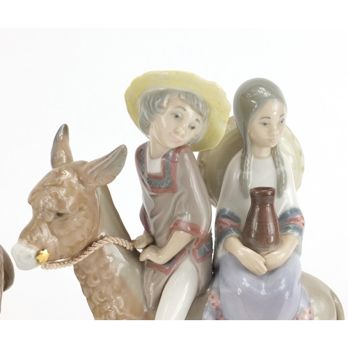 2263 - Two Lladro figures comprising Ride in the Country 5354 and Platero and Marcelino 1181, the largest 2... 