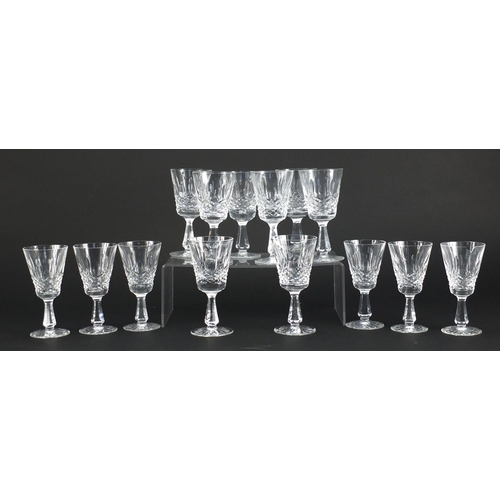 2303 - Fourteen Waterford crystal Kenmire glasses