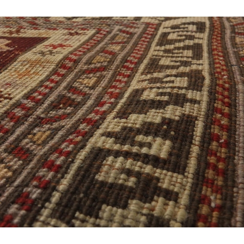 2084 - 19th century Rectangular Caucasian rug, 198cm x 126.5cm