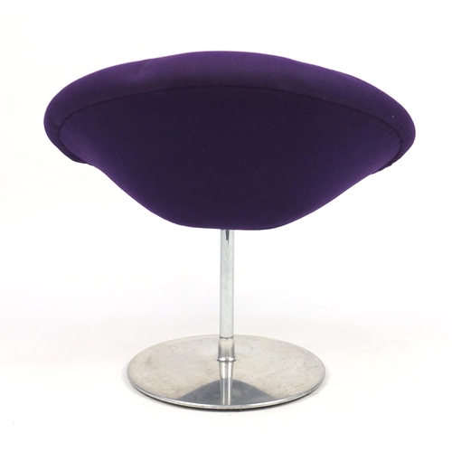 2048 - Artifort globe lounge chair designed by Pierre Paulin, label to the underside, 77cm high