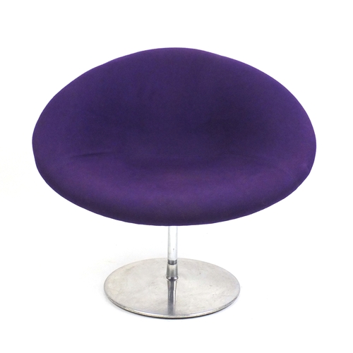 2048 - Artifort globe lounge chair designed by Pierre Paulin, label to the underside, 77cm high
