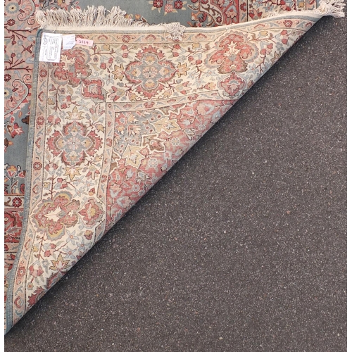 2025 - Rectangular Turkish Ladik ground carpet, handmade, 310cm x 215cm