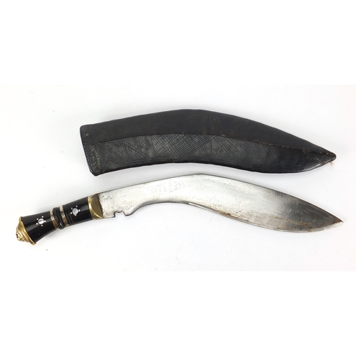 974 - Gurkha Kukri knife with sheath