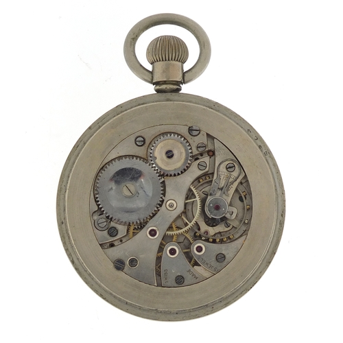 701A - British military issue Record Dreadnought pocket watch, house in a Dennison case engraved A2266 GS M... 