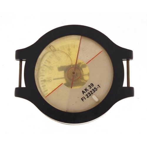 847 - Military interest compass, numbered AK39 F1 23235-1