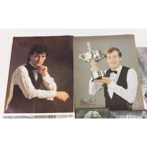 816 - Autographed photographs including David Wilkie, John Parrat and Jimmy White