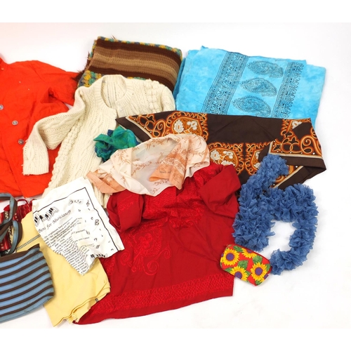 537 - 1970's and later clothing and accessories including a Dannimac jacket