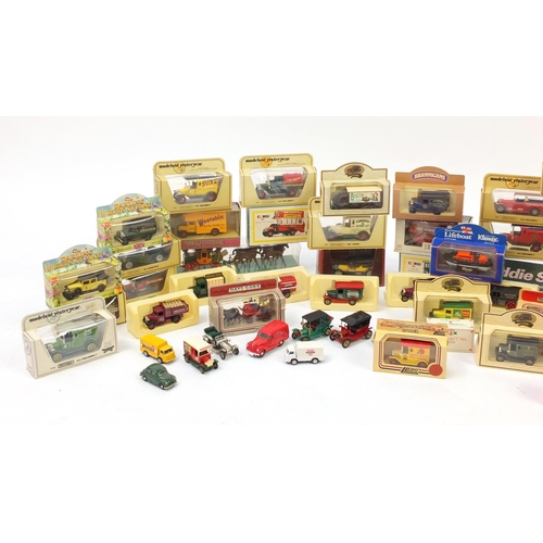 393 - Mostly boxed die cast vehicles including Corgi, models of Yesteryear and Eddie Stobart