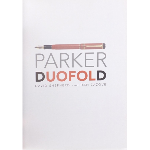 8 - Four pen reference books including Parker Duofold by David Shepherd and Dan Zazove and Parker 51 by ... 