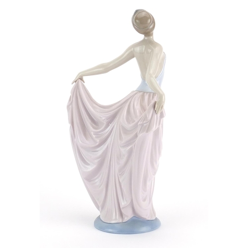 2491 - Lladro figurine of a female dancer, numbered 5050, 31cm high