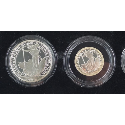 2630 - 1998 United Kingdom Britannia silver proof collection