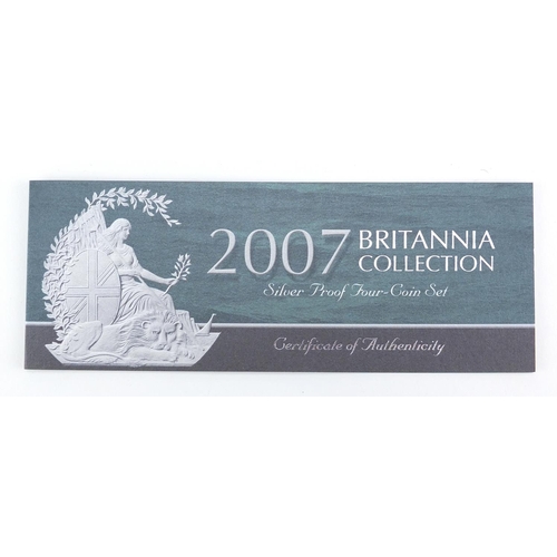 2626 - 2007 United Kingdom Britannia silver proof collection