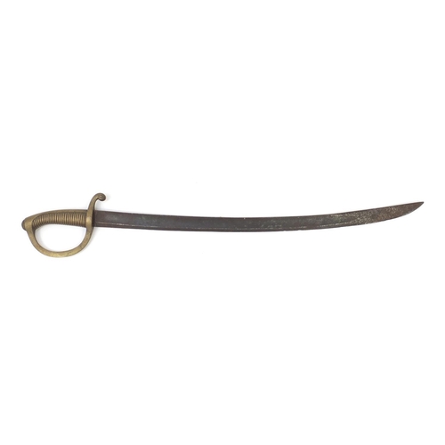 301 - 18th/19th century infantry sabre, 74.5cm in length