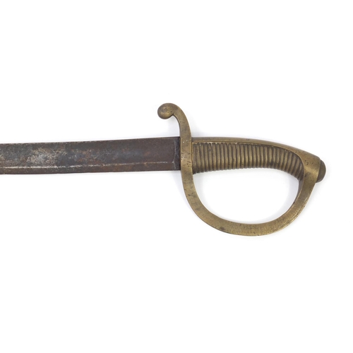301 - 18th/19th century infantry sabre, 74.5cm in length