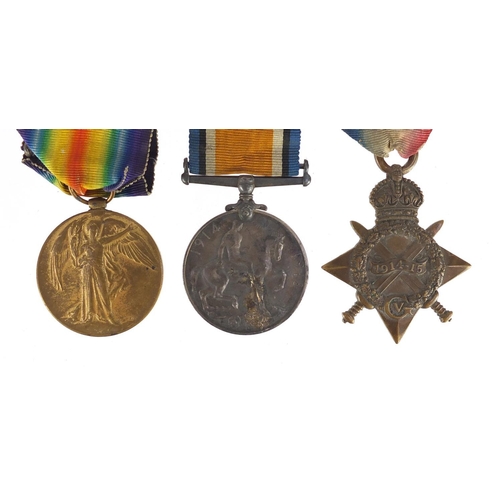 271 - British Military World War I trio awarded to 13069Pte.R.C.GLADWELL.A.S.C.