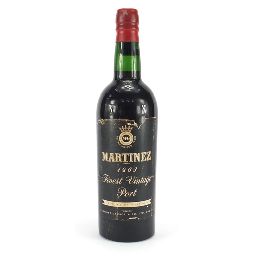 2163 - Bottle of 1963 Martinez vintage port