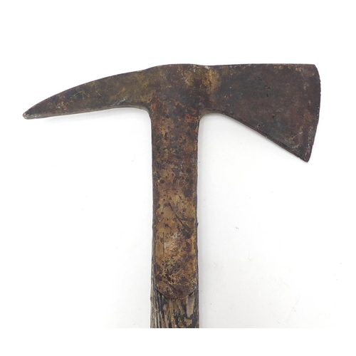 862 - Vintage fireman's axe, 38cm in length