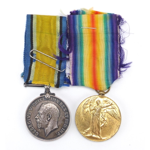 837 - British Military World War I pair, awarded to 66901 GNR.C.W.PERKS.R.A.