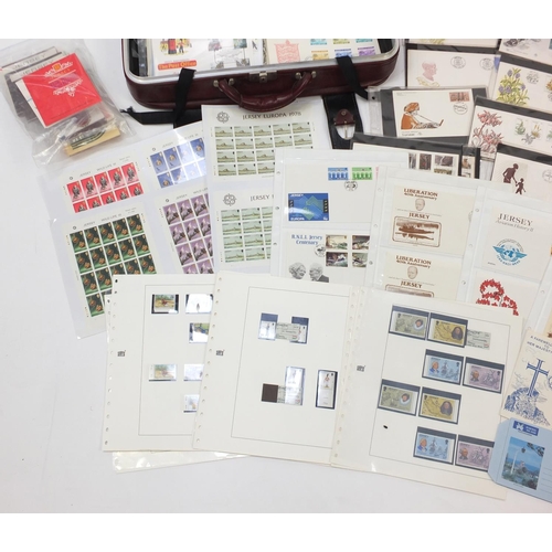 796 - World stamps and first day covers, including some sheets, mint and unused